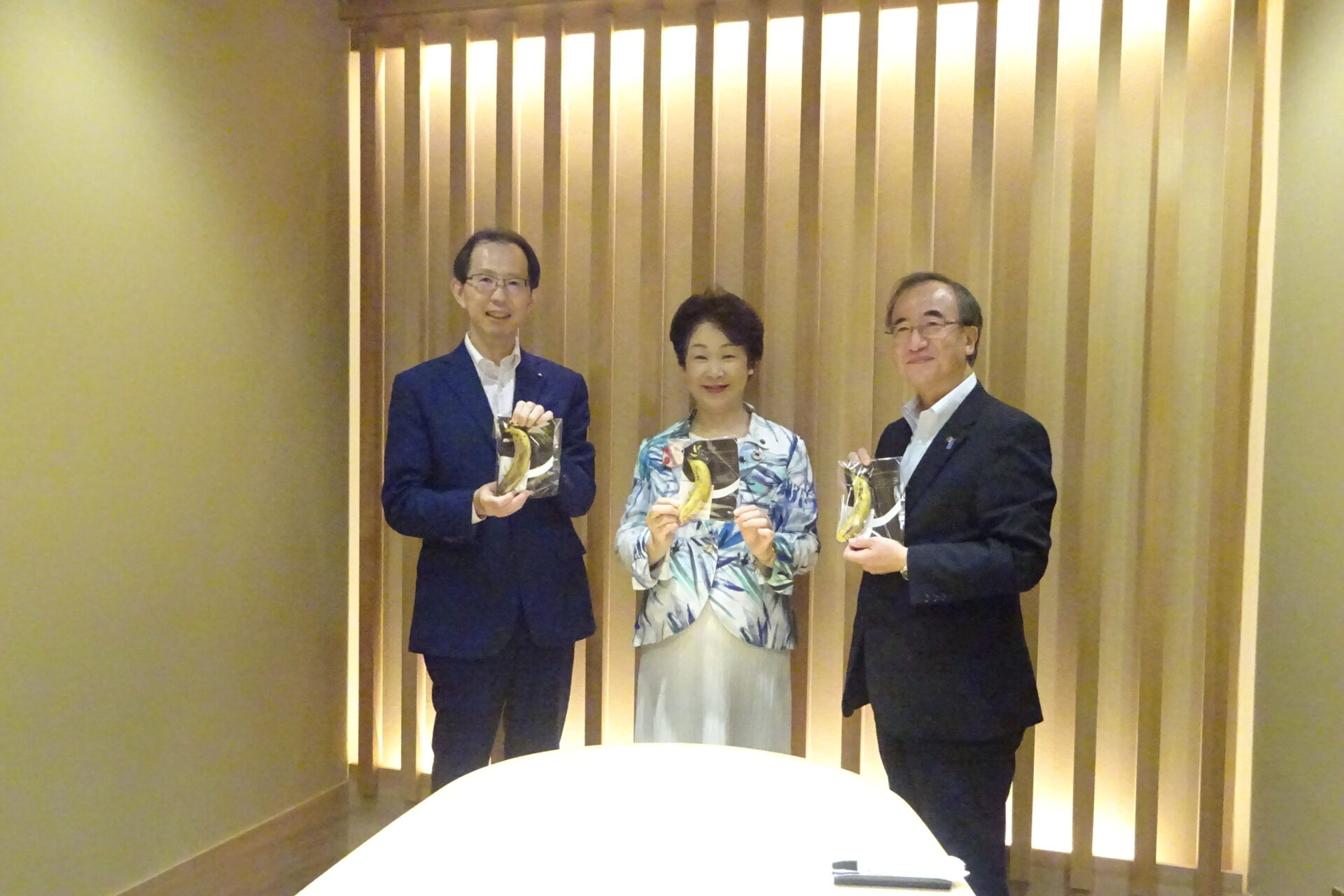 新潟・山形・福島の3県知事会にて「越後バナーナ」をご紹介いただきました！