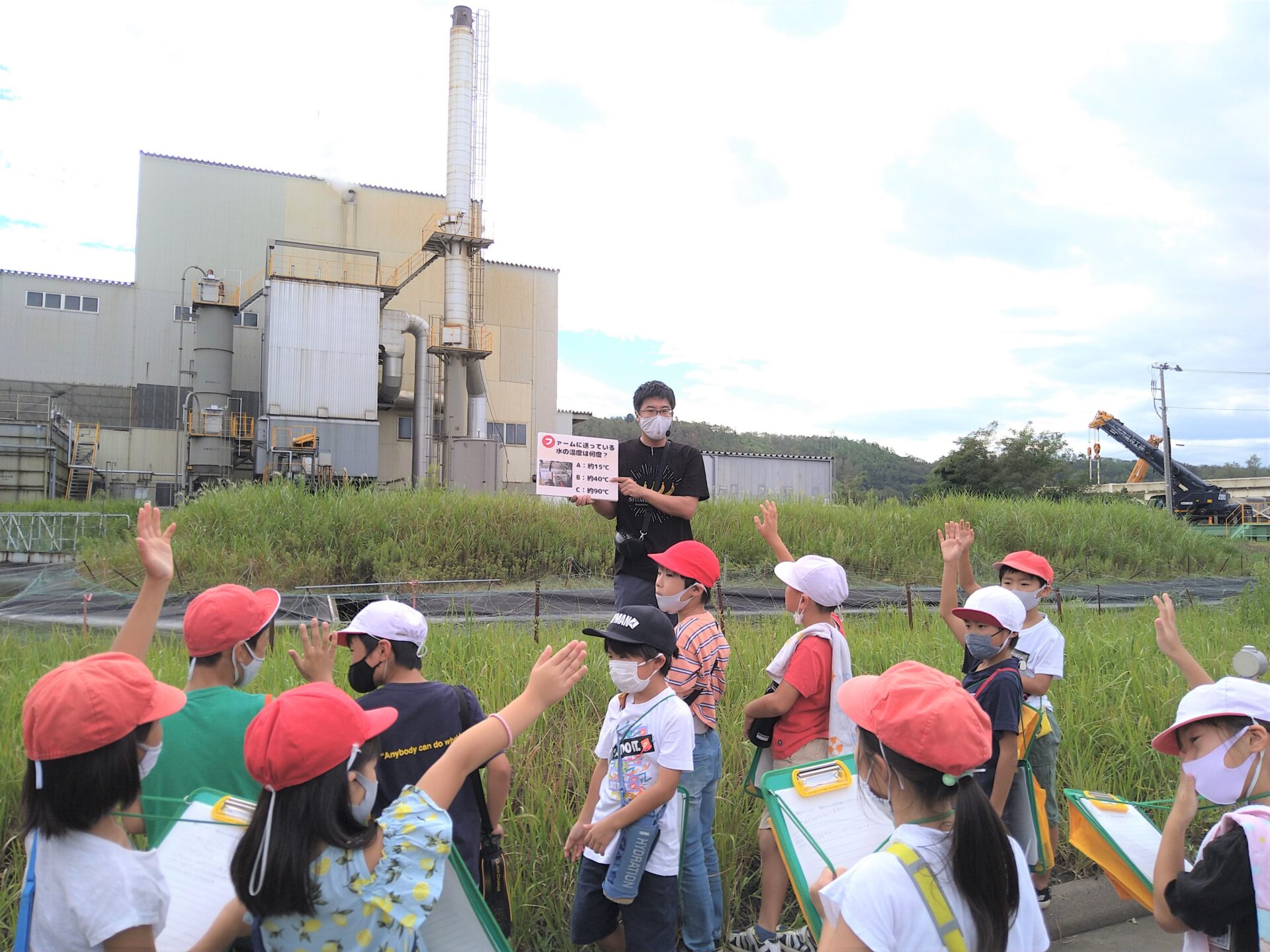 柏崎市立剣野小学校3年生の皆さんが見学に来られました！