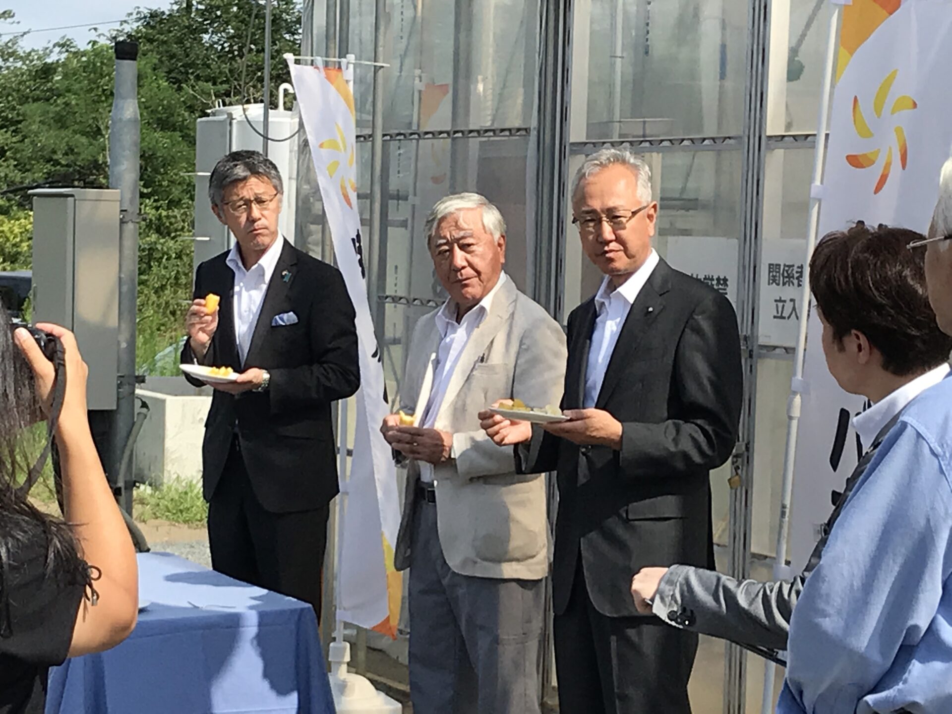 「越後バナーナ」の試食会が行われました！